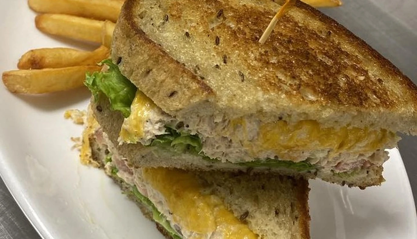 Grilled sandwich with fries at McNamara's Pub & Restaurant, Irish pub near Crystal City VA