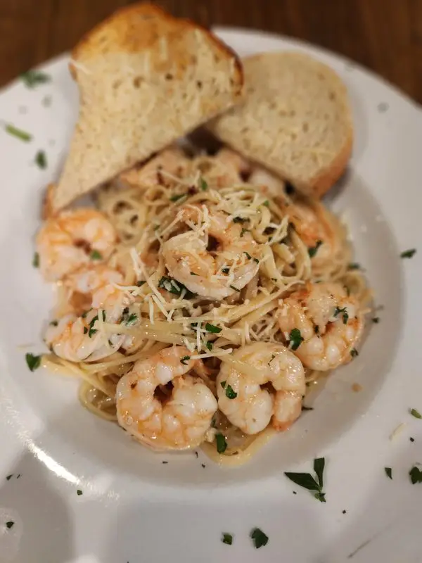 Lemon garlic parmesan shrimp pasta – McNamara's August special